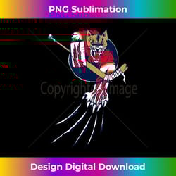 hockey goalie beast in goal ice panther cat claws cougar - high-resolution png sublimation file