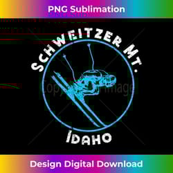 schweitzer mountain downhill skier t - elegant sublimation png download