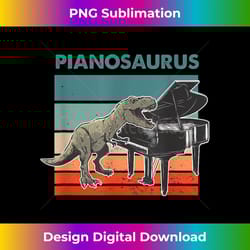 pianosaurus dinosaurs reptile piano pianist player 2 - trendy sublimation digital download
