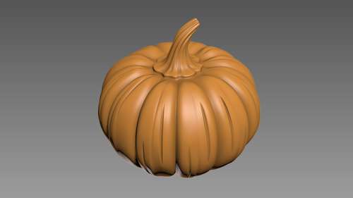 Pumpkin Vegetable 3D Model