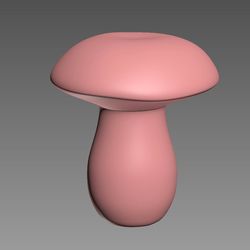 mushroom 3d print model & cnc