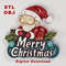 Merry Christmas Santa Claus 3D Relief 0