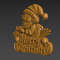 Merry Christmas Santa Claus 3D Relief 5