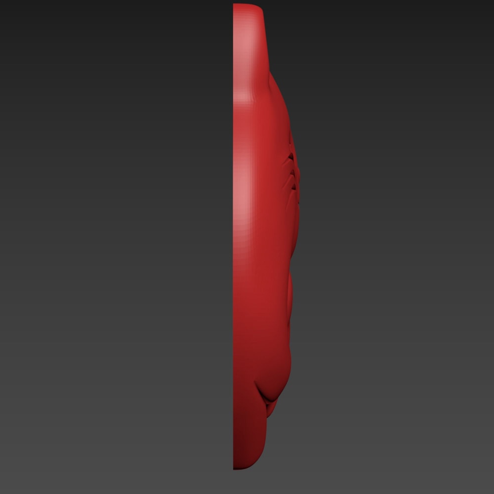 Heart Cat Valentines Day 3D Relief 3D Print CNC 2