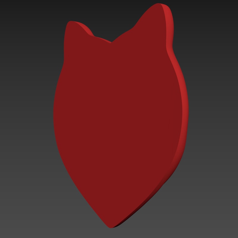 Heart Cat Valentines Day 3D Relief 3D Print CNC 3