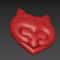 Heart Cat Valentines Day 3D Relief 3D Print CNC 4