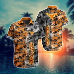 texas longhorns ncaa2-hawaii style shirt: unique & trendy souvenir