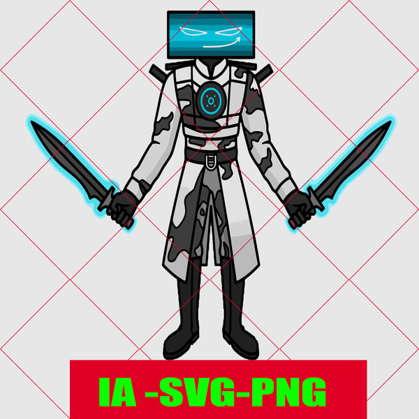 Tian Computer. Man SVG COMPUTERMAN | Skibidi Toilet digital download file | Inspire Uplift