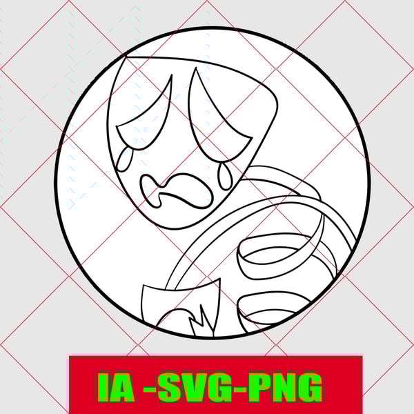 JGangle Sticker the amazing digital circus SVG Gangle Sticke - Inspire ...
