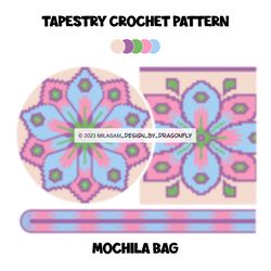 Crochet Bag Pattern, Wayuu Mochila Bag, NEW pattern /951