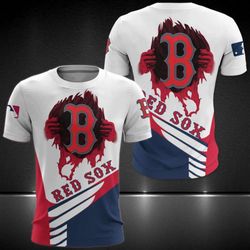 new 2024-25 release: exclusive boston red sox 3d printing t-shirt - get yours now!