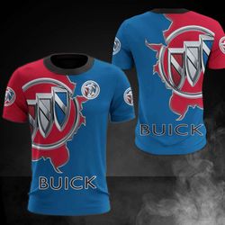 shop the trendy buick t-shirt: new 3d shirt 2024-25 stylish & unique apparel