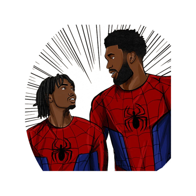 tyrese maxey spider funny.png