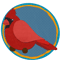 Paper craft cardinal .png