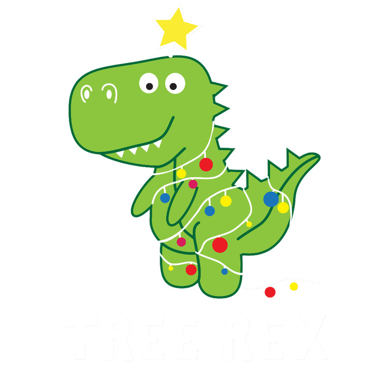 Funny Christmas Dinosaur Tree Rex.png