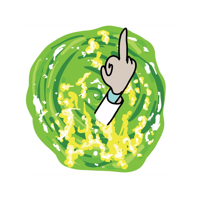 Rick Middle Finger .png
