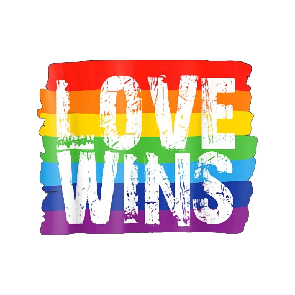 Vintage Love Win Rainbow Peace Sign Pride Lesbian Gay LGBTQ .png