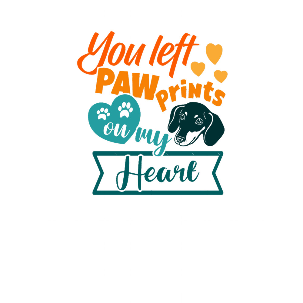 You Left Paw Prints On My Heart Doxie Orange.png