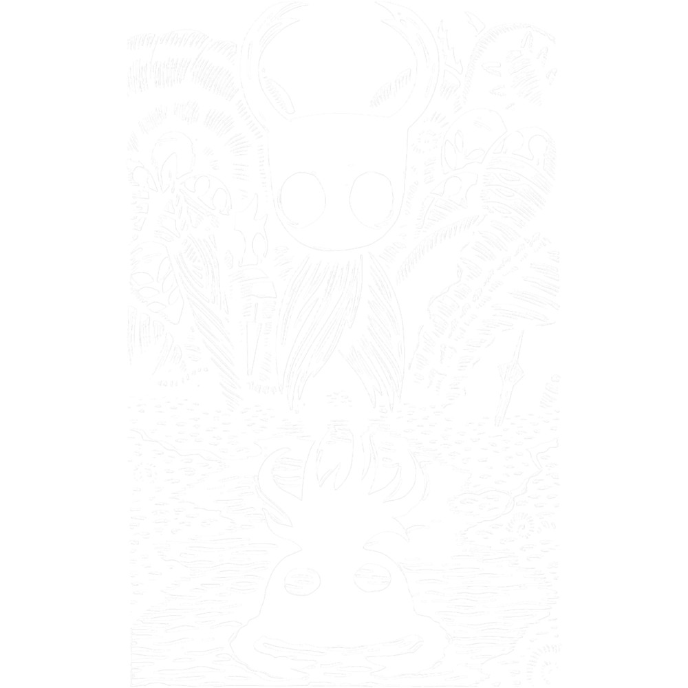 Ghost Knight Graphic Art Hollow Knight Funny Game.png