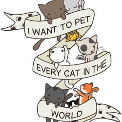 i want to pet every cat in the world premium