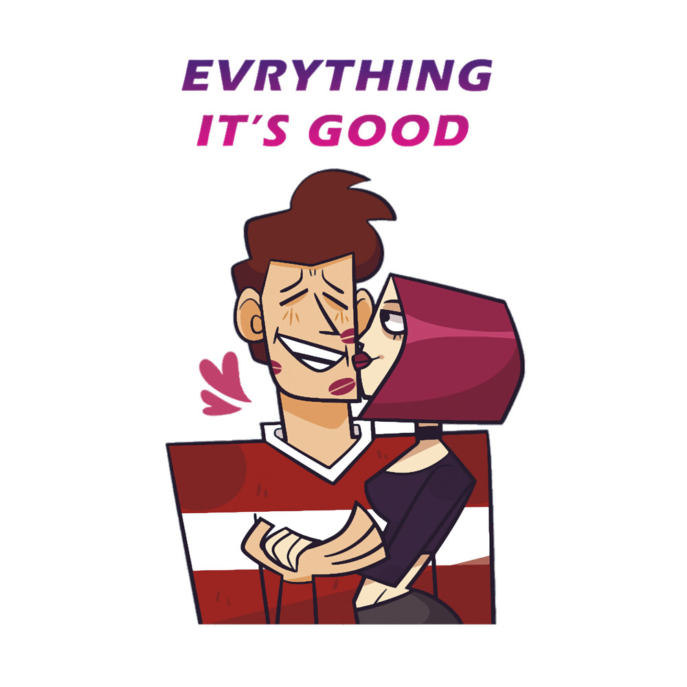 Everything Is Good Jfk Clone High Gifts Love Fitted V-Neck .png