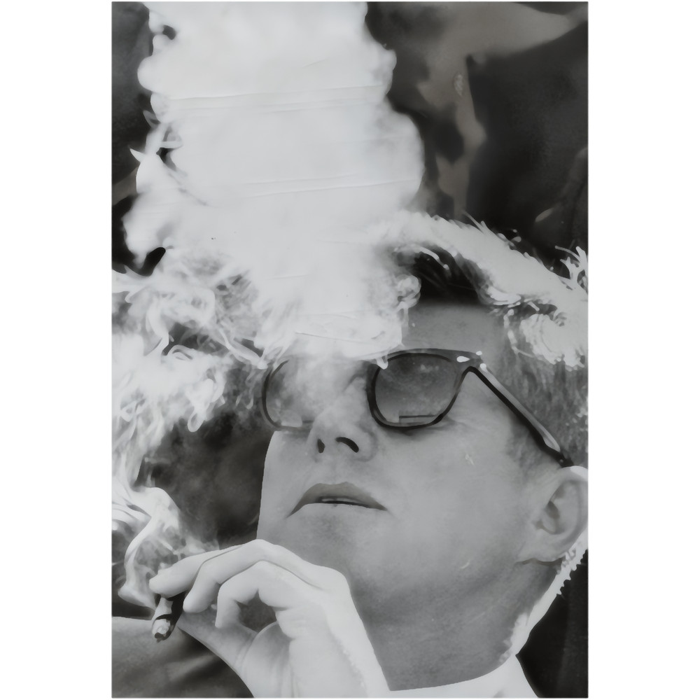 JFK Smoking with Shades John F. Kennedy President.png