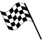 F1 Checkered Finish Line Flag Long .png