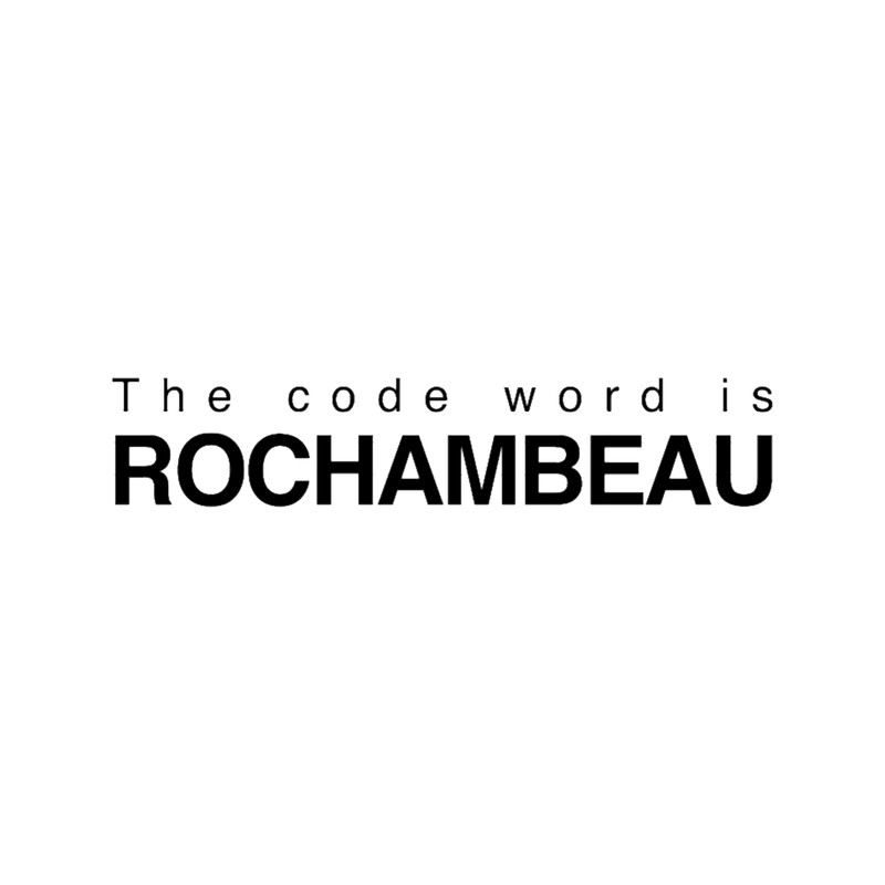 The code word is Rochambeau.png