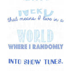 theatre nerd funny gift for theatre lovers