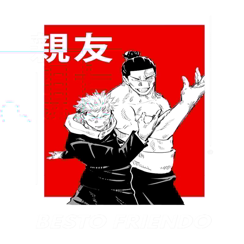Besto Friendo Itadori and Todo Pose Jujutsu no Kaisen.png