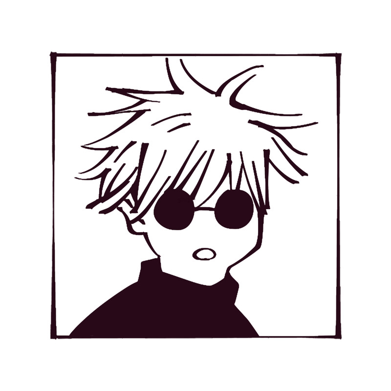 Gojo Satoru chibi manga panel .png