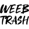 WEEB TRASH Brush Style (black version).png