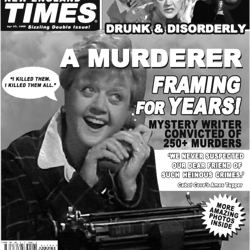 jessica fletcher murder fake tabloid