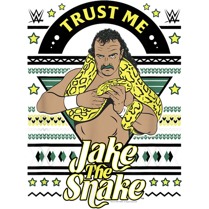 WWE Christmas Ugly Sweater Jake the Snake t.png