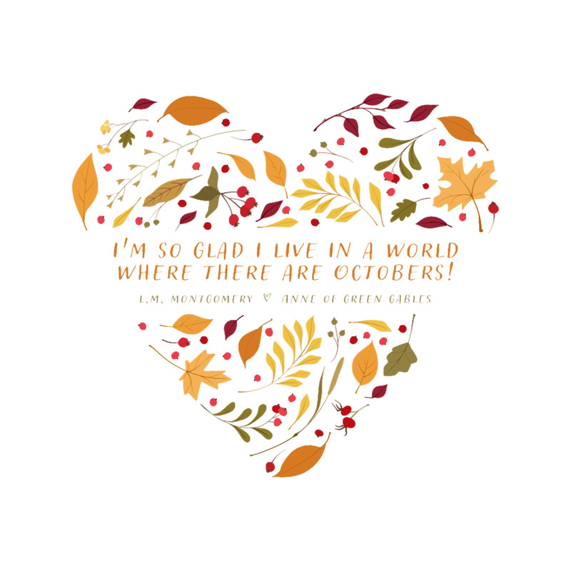 October Heart - Anne of Green Gables Heart Print.png