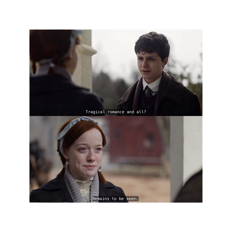 Tragical romance and all Anne Shirley-Cuthbert and Gilbert Blythe (Shirbert) quote from Anne with an.png