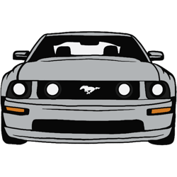 5th gen ford mustang satin silver