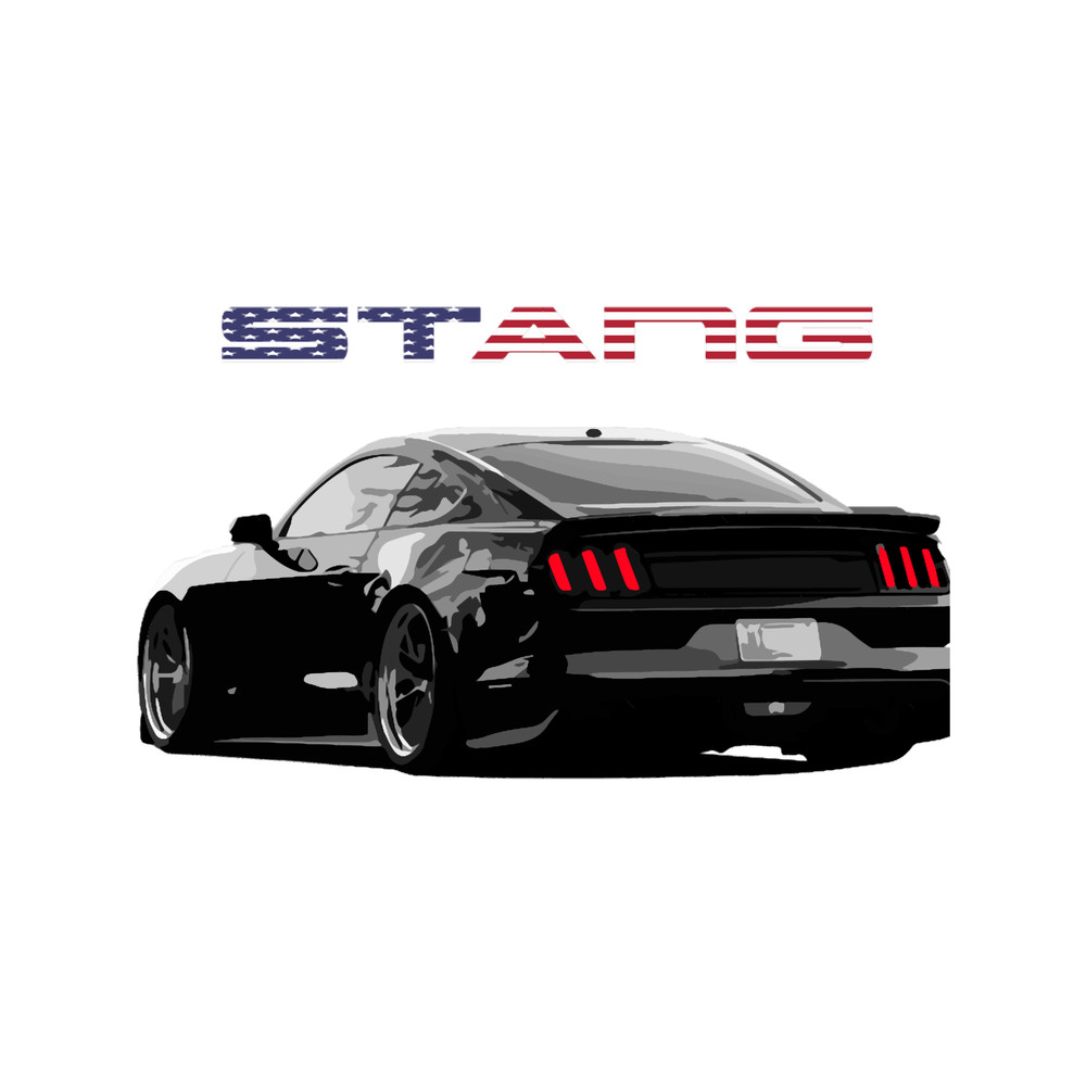 Blacked Out Ford Mustang Stars and Bars.png