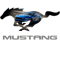 Ford Mustang GT Logo Emblem Design (Blue on Black).png