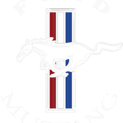 ford mustang logo colour