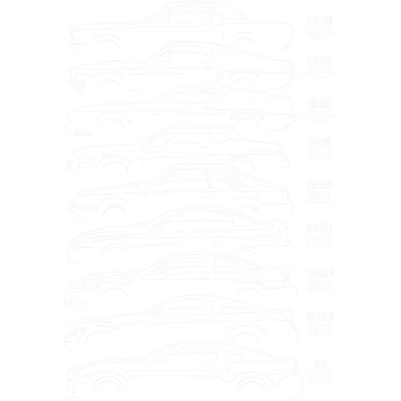 Mustang History Silhouette Retro Generation Vintage Models.png