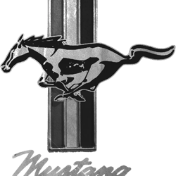 silver ford mustang vintage