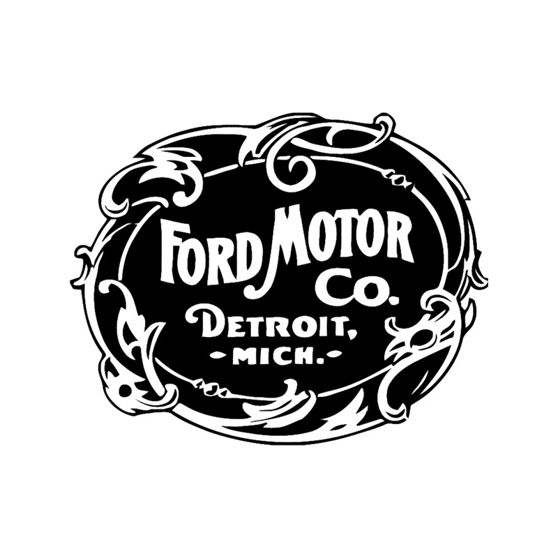 Vintage Ford Motors Logo .png
