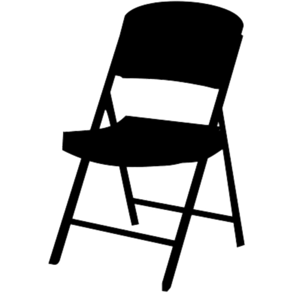 Black Folding chair .png