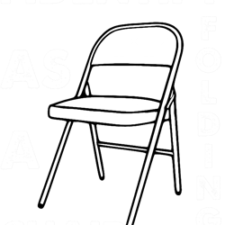 i identify as a folding chair