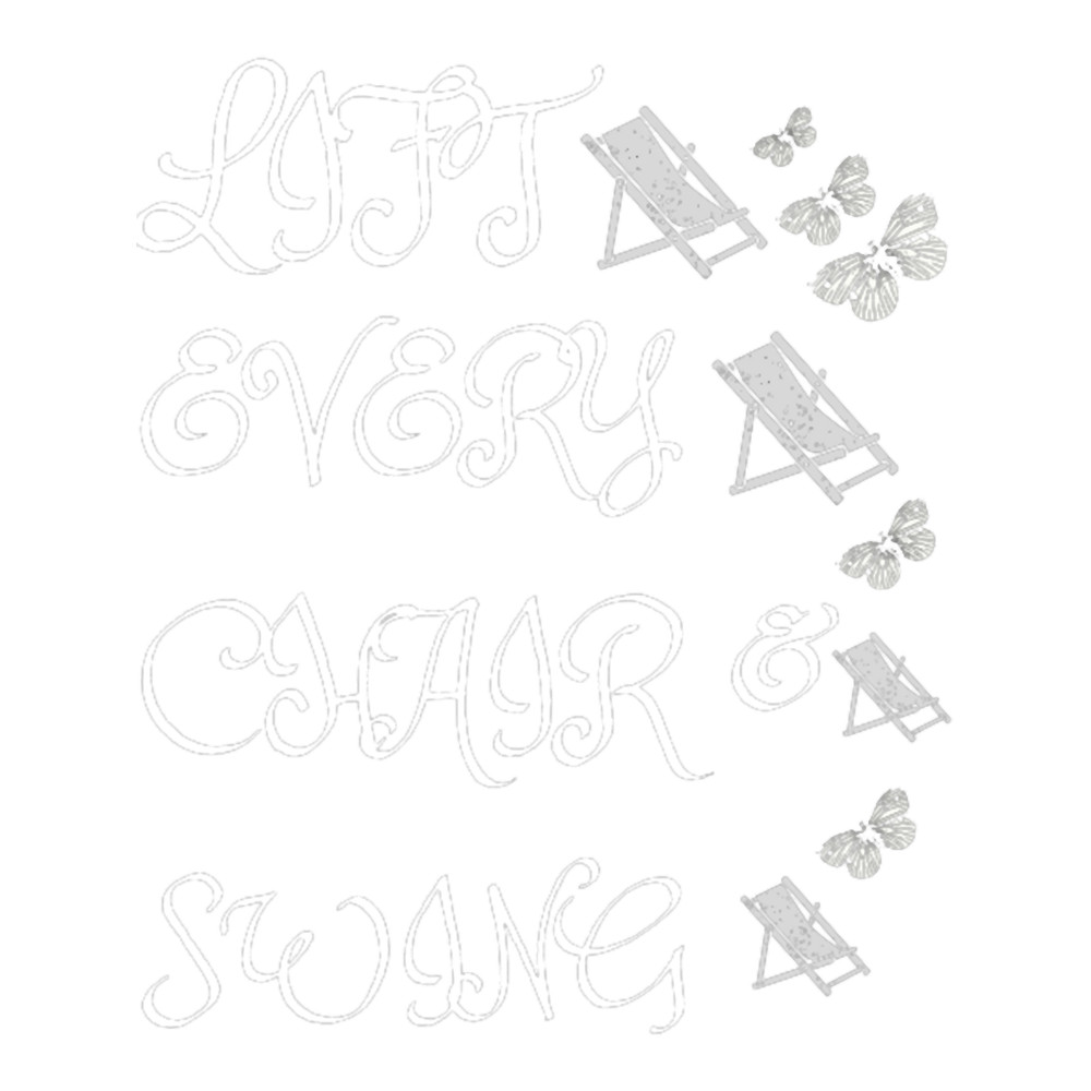 White Folding Chair Folding Chair Club lift every chalr swing .png