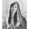 Virgin Mary Sasha Grey Black and White.png