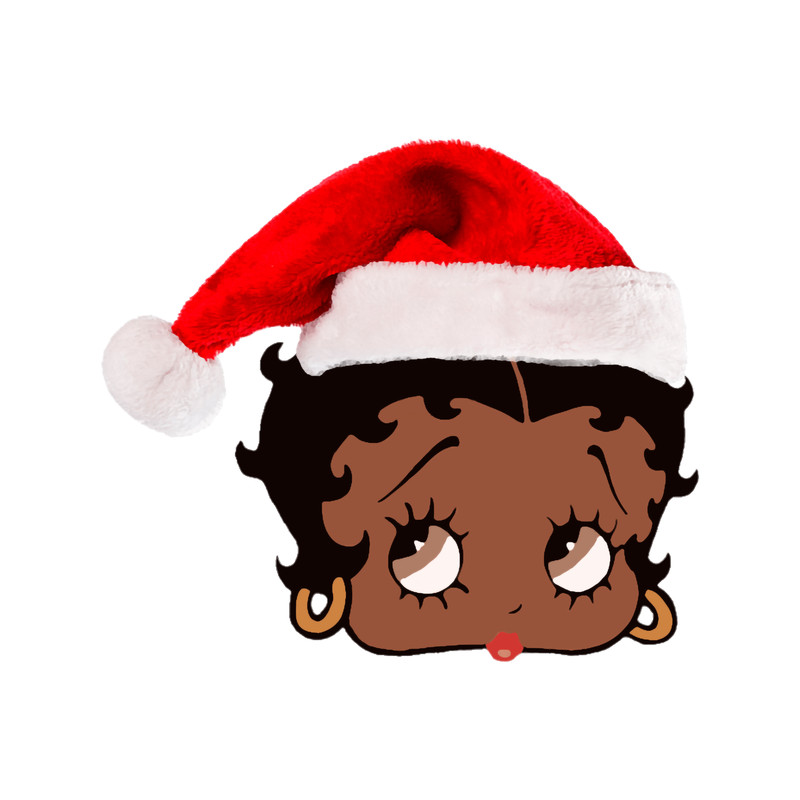 Christmas black Betty boop.png