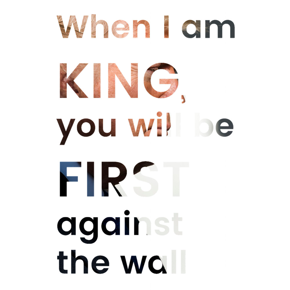 When I am king, you will be first against the wall V-Neck .png