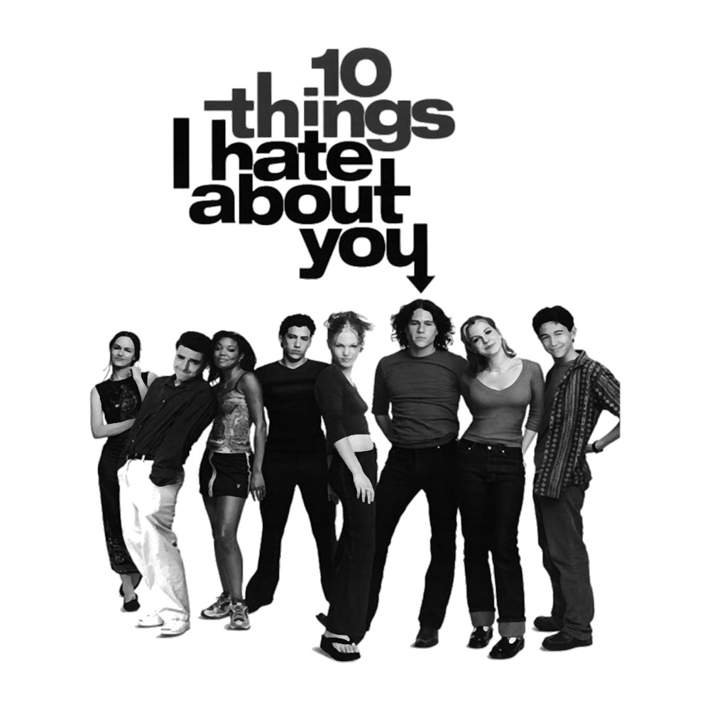 10 Things I hate about you, Romantic Movie Retro vintage 90s .png